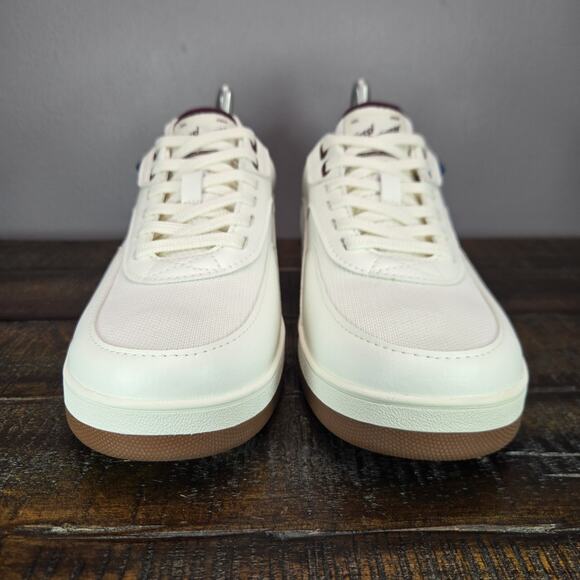 NEW Vessi Courtside Classic Mens Size 11 Waterproof Shoes Off White Mahogany Red main image 6